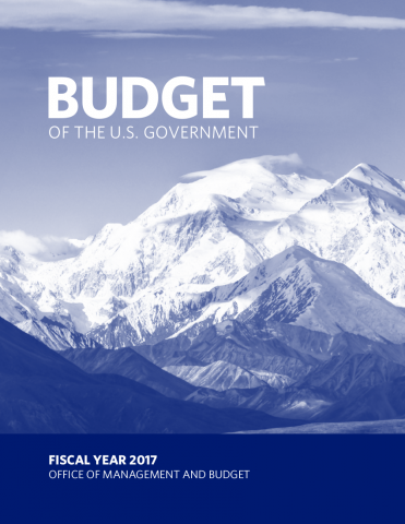 President's budget document photo
