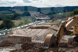 photo of road construction site